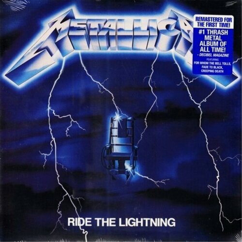Изображение товара Виниловая пластинка Blackened Record Metallica - Ride The Lightning (Black Vinyl)