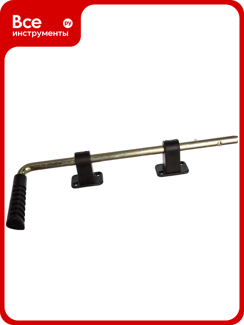 Засов для ворот ALBERTS оцинкованный 400х40 диаметр 16мм 207021