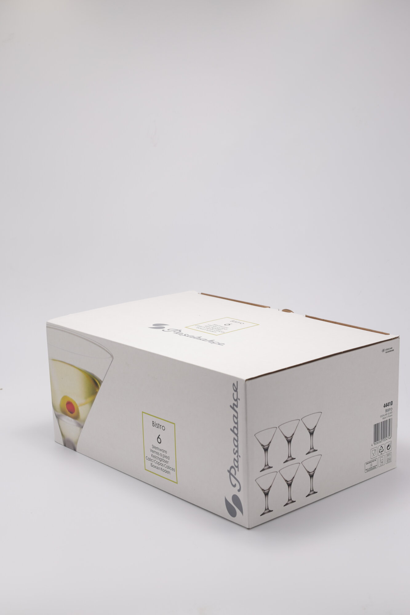 Бокал PASABAHCE бистро 44410 190мл 6шт 6х4 222204