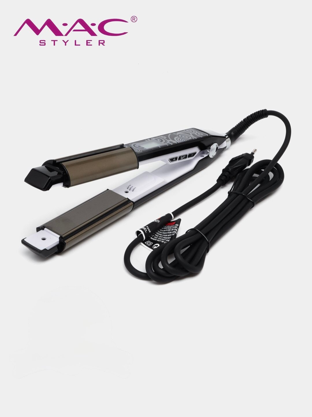 Профессиональный утюжок, выпрямитель для волос MAC Styler , с LCD дисплеем Black