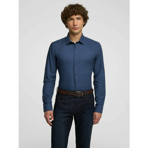 фото Рубашка henderson, размер 37/ss/173-178, темно-синий