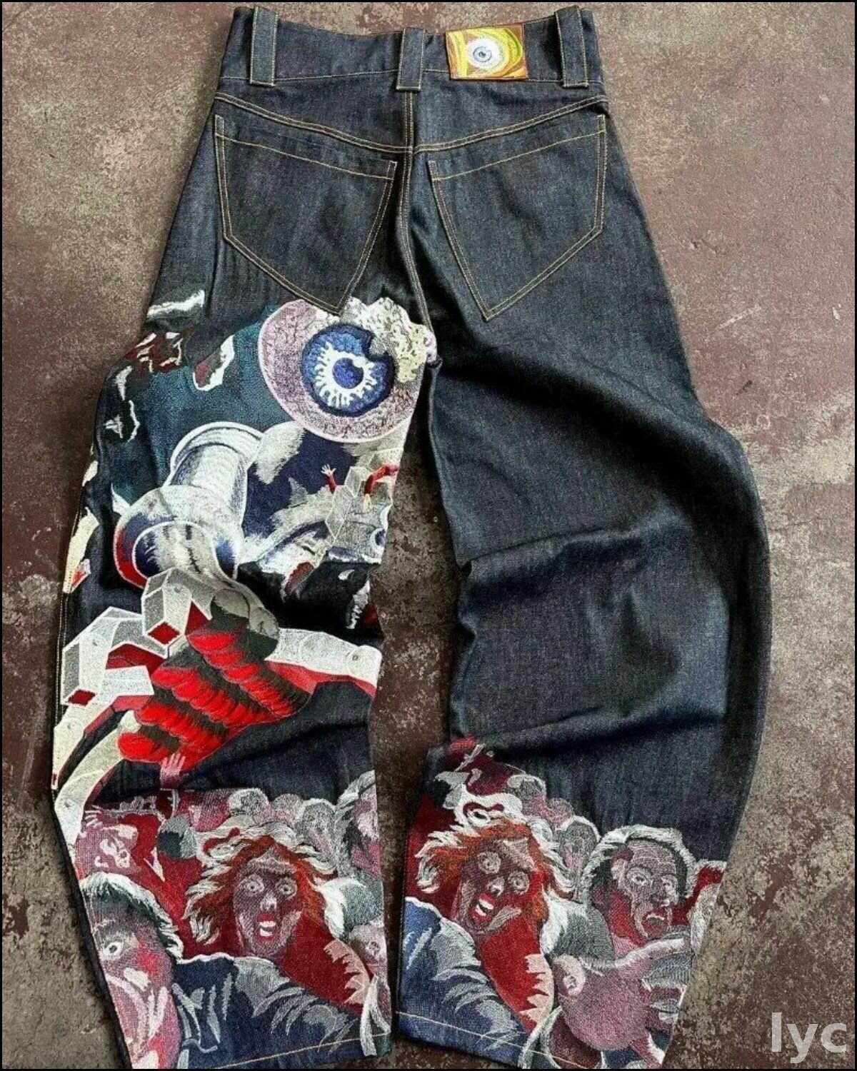 Джинсы широкие