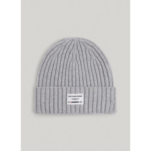 фото Шапка pepe jeans, размер s, серый