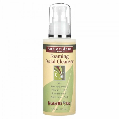 NutriBiotic, Foaming Facial Cleanser, 4.2 fl oz (125 ml)