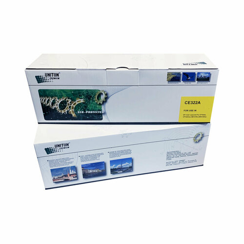 Картридж Uniton Premium Green Eco-Protected CE322A желтый совместимый с принтером HP картридж uniton premium green eco protected ce402a желтый совместимый с принтером hp