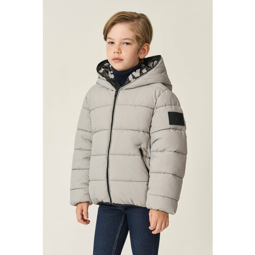 фото Куртка baon, размер 152/158, серый, серебряный