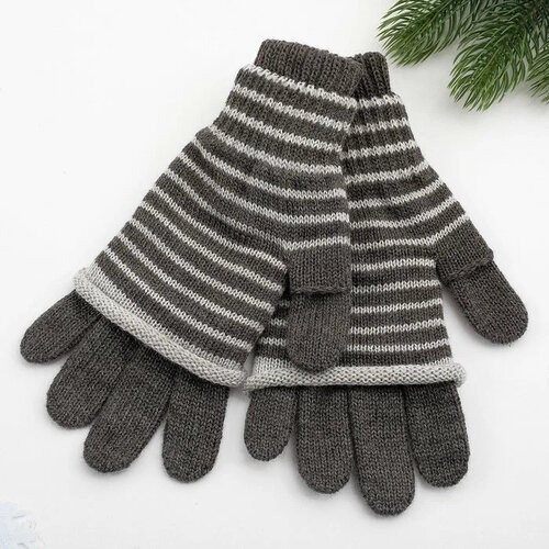 фото Перчатки снежань, размер 7, серый