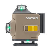 Уровень лазерный Nocord, 4х360, без аксессуаров в сумке, зеленый луч, NСL.4P.B1