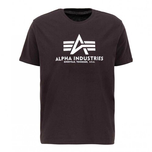 фото Футболка alpha industries, размер s, коричневый
