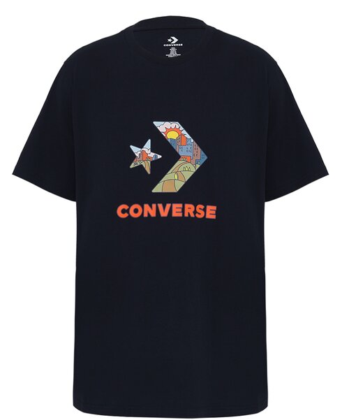 Футболка Converse, размер S, черный