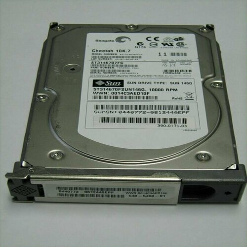 390 0012 sun 36 gb 10k hp fc al hdd для сервера 540-5206 Sun 73-GB 10K HP FC-AL HDD для сервера