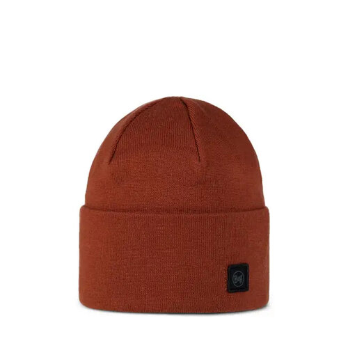 Шапка Buff, коричневый, оранжевый шапка бини ccm демисезон зима вязаная размер one size красный