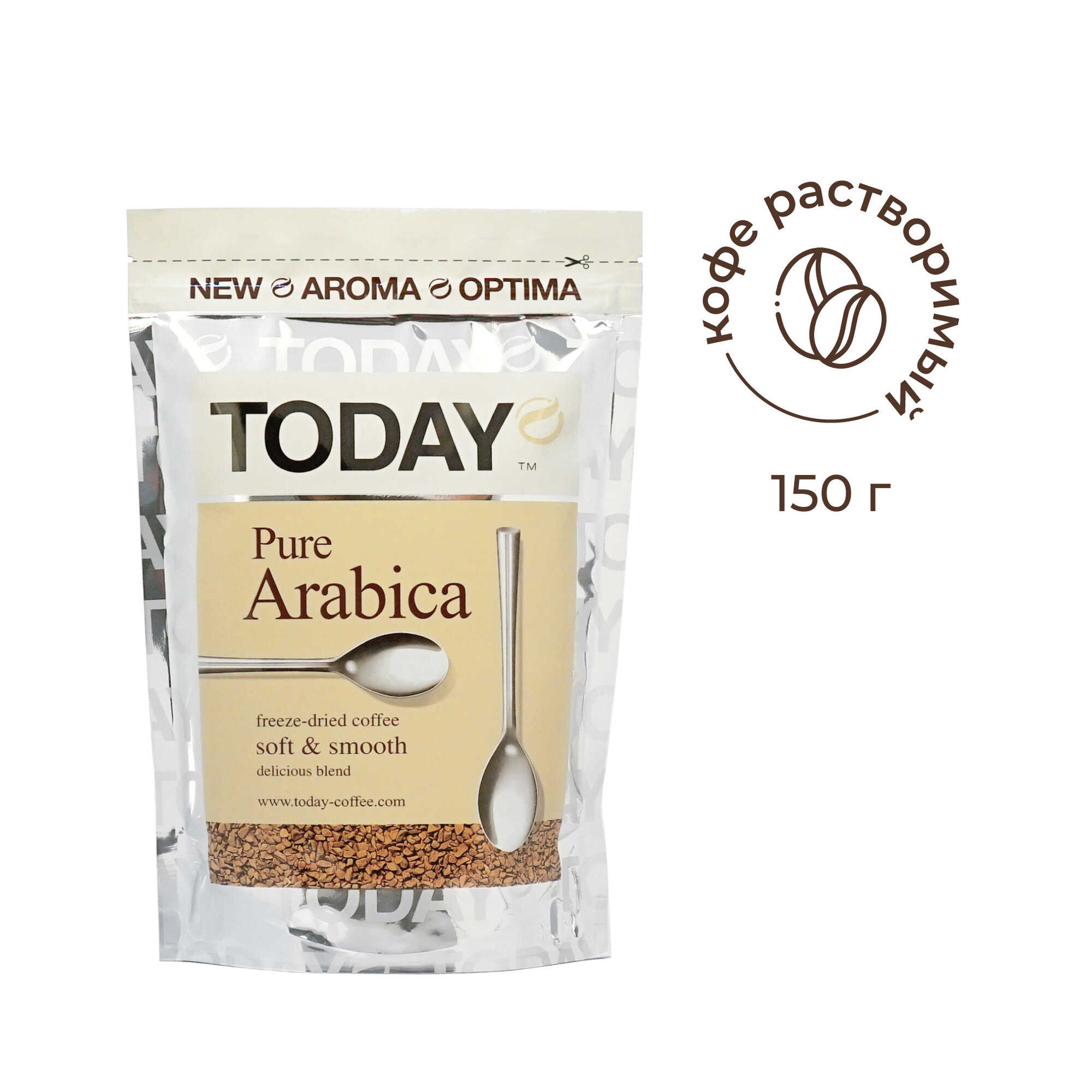 Кофе растворимый Today Pure Arabica сублимированный пакет