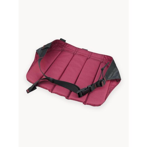 Эргономичное туристическое сиденье пятиточечник, хоба, черная, толщина 2см