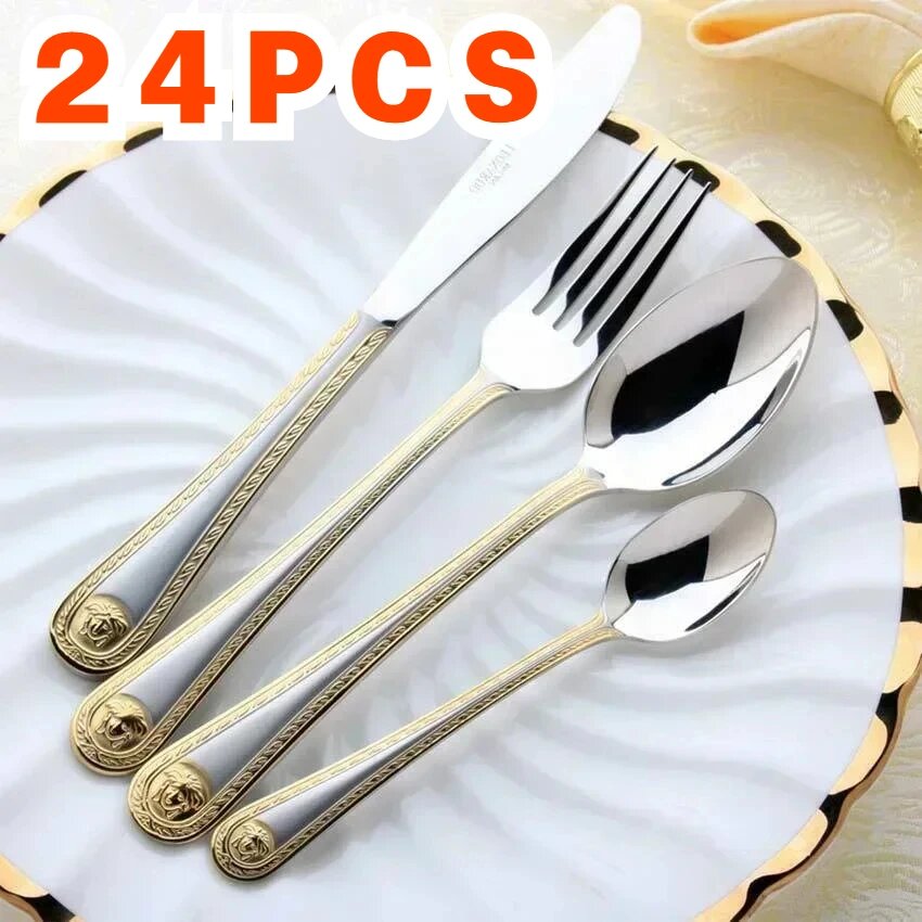 Столовые приборы из нержавеющей стали 24 шт.
