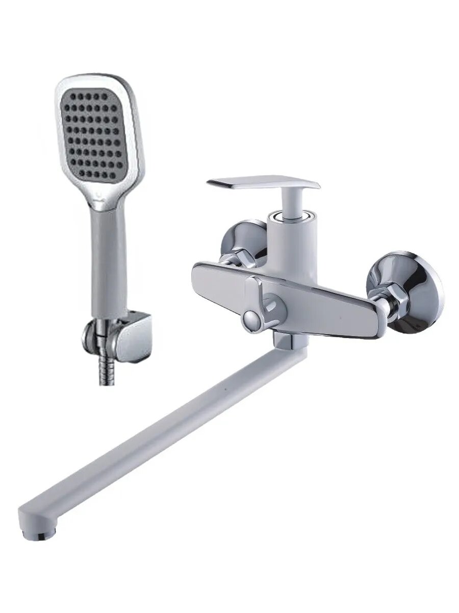 Смеситель универсальный с прямым изливом, одно рычажный, латунь — фото 1