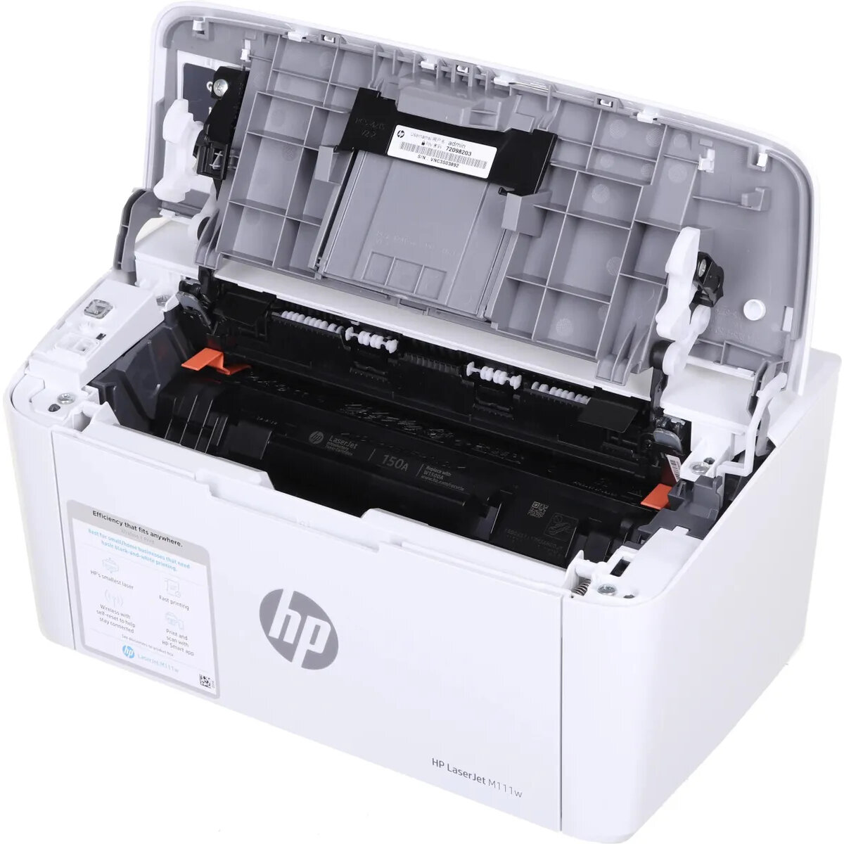Принтер лазерный HP LaserJet M111w черно-белая печать, A4, цвет белый — фото 1