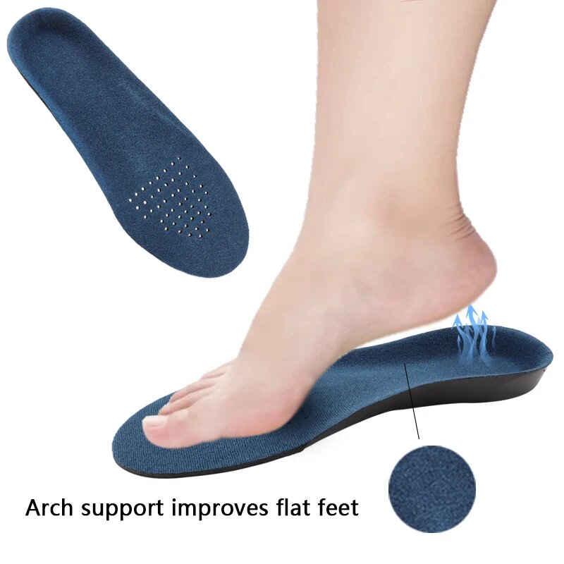 Ортопедические Стельки Ортопедические стельки для ног Plantar Fasciitis Arch Support Shoes Insole, Blue, EU47-49, Мужской