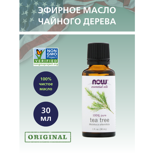 Essential Oil Tea Tree NOW Foods Эфирное Масло Чайного Дерева - 30 мл 1290₽