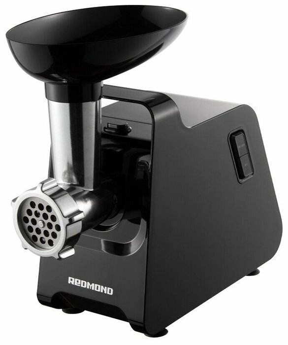 Мясорубка Redmond RMG-1241-6, мощность 1340 Вт, реверс, черный