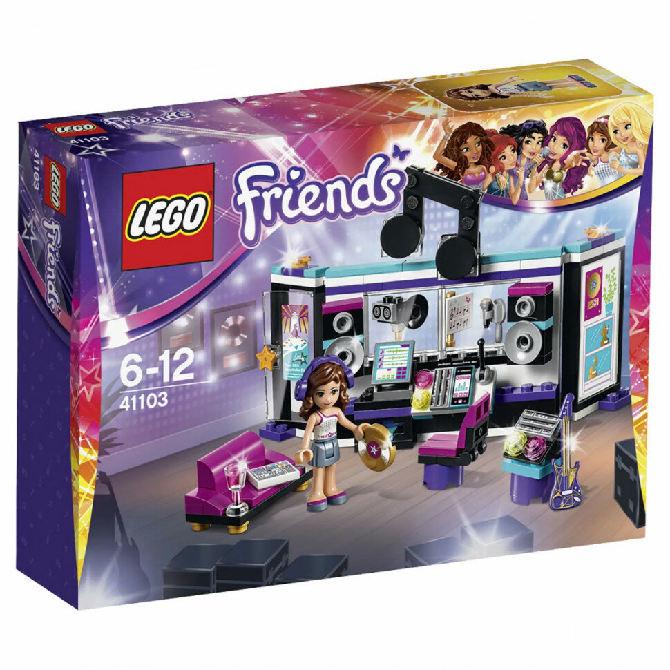 Конструктор LEGO Friends 41103 Поп звезда: студия звукозаписи