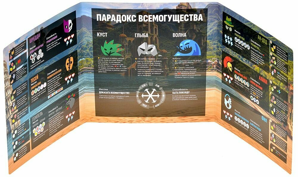 Настольная семейная стратегическая игра Парадокс от 2 до 4 игроков — фото 1