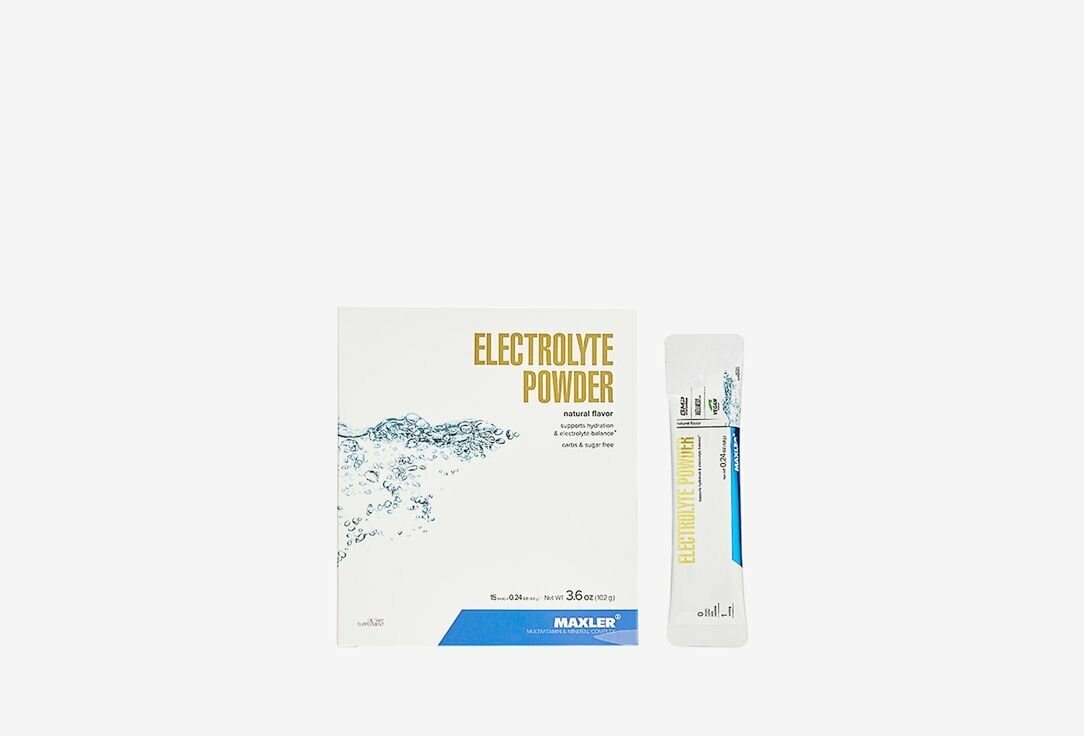 Электролиты MAXLER Electrolyte Powder, Кальций, Магний, в саше