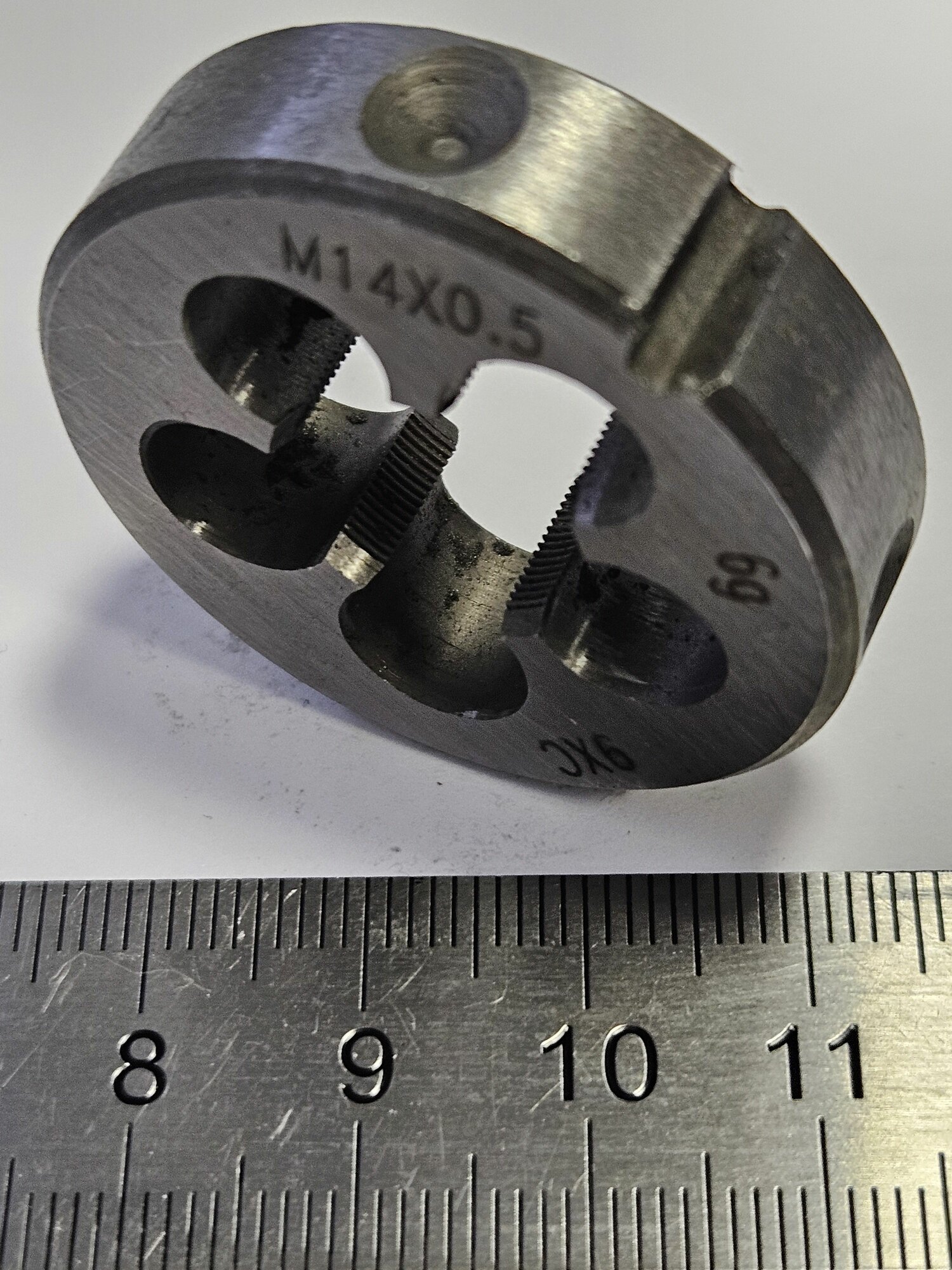 Плашка метрическая М14х0,5 — фото 1