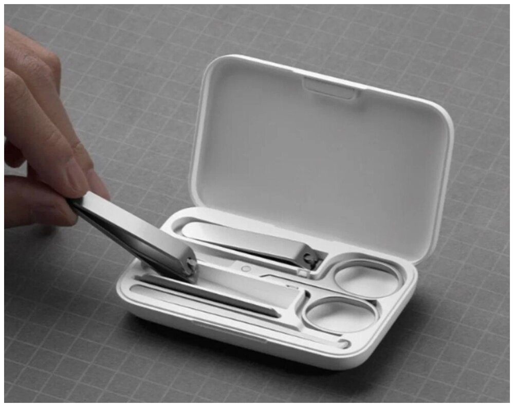 Изображение Набор для маникюра Xiaomi Nail, 5 в 1, для маникюра и педикюра