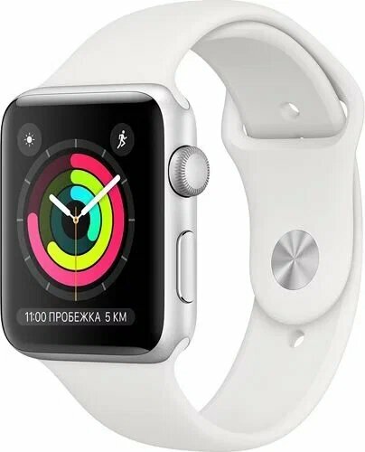 Apple Watch Series 3 GPS 42mm Aluminium Case RU White