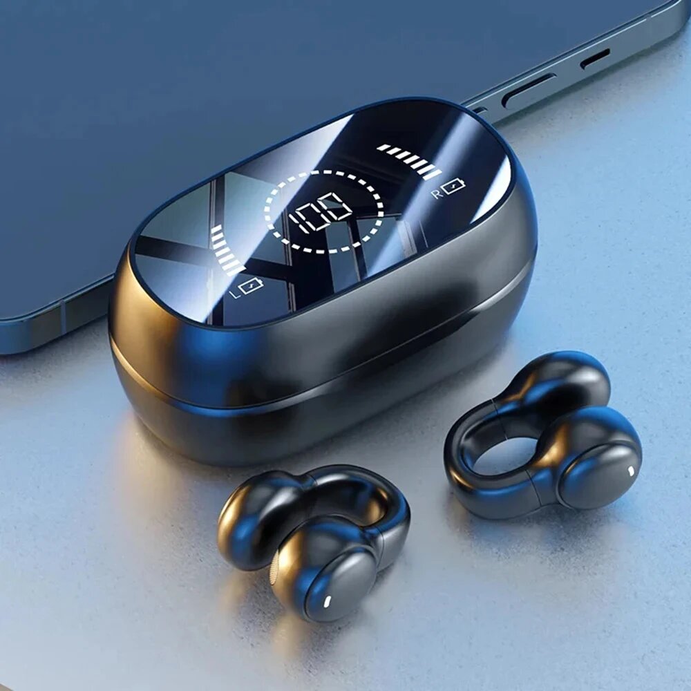 Беспроводные костные наушники Hifi Bluetooth 5.3 для спорта, Black