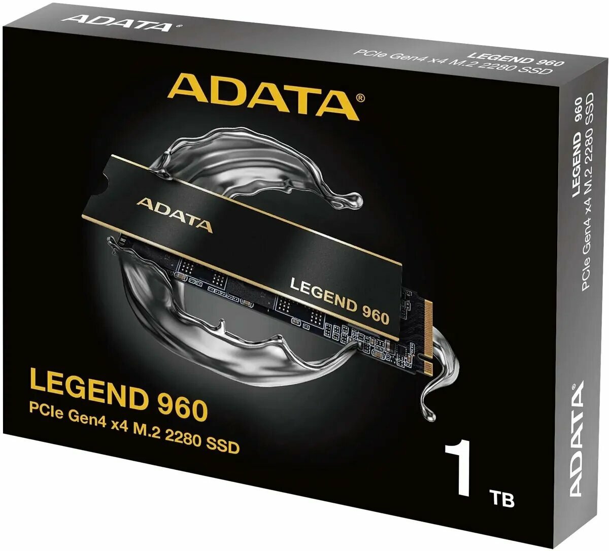 Твердотельный накопитель SSD A-Data Legend 960 ALEG-960-1TCS 1ТБ, M.2 2280, PCIe 4.0 x4, NVMe