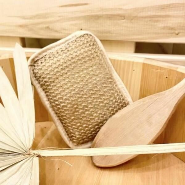 Мочалка Банные Секреты  Эко   джутовая