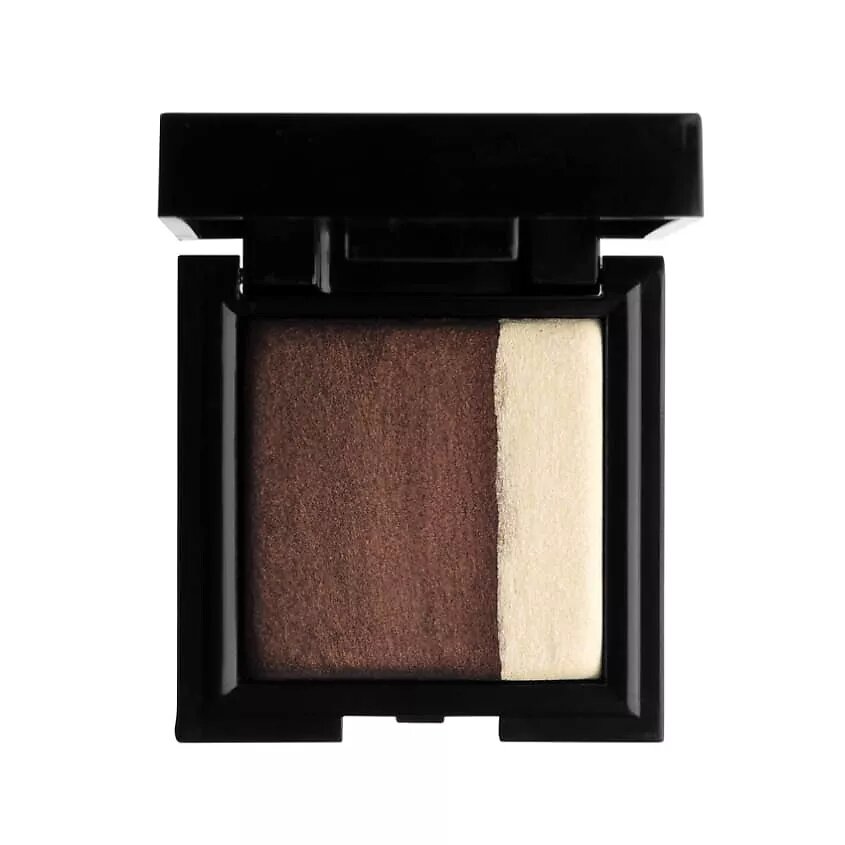 Запеченные двойные тени для сухого и влажного нанесения HIDDEN BLACK duo eyeshadow