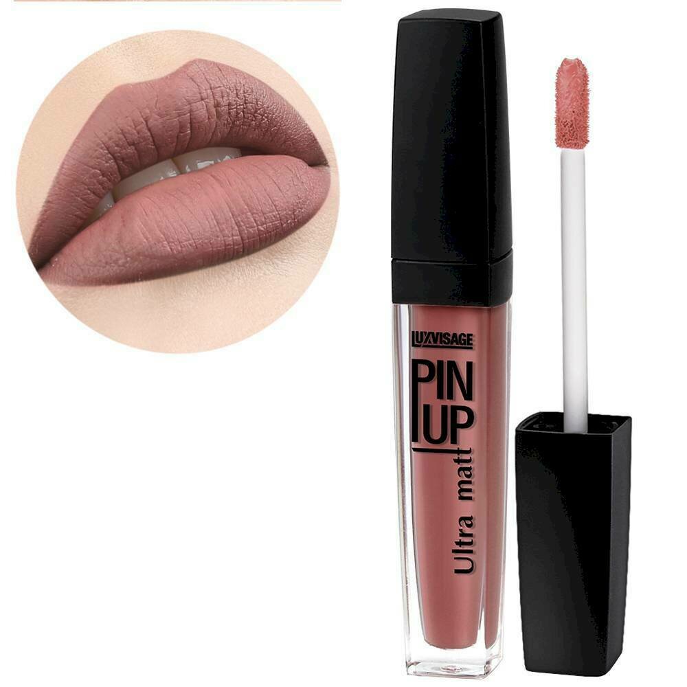 Блеск для губ PIN-UP Ultra Matt, тон 25 Toffe, LUXVISAGE