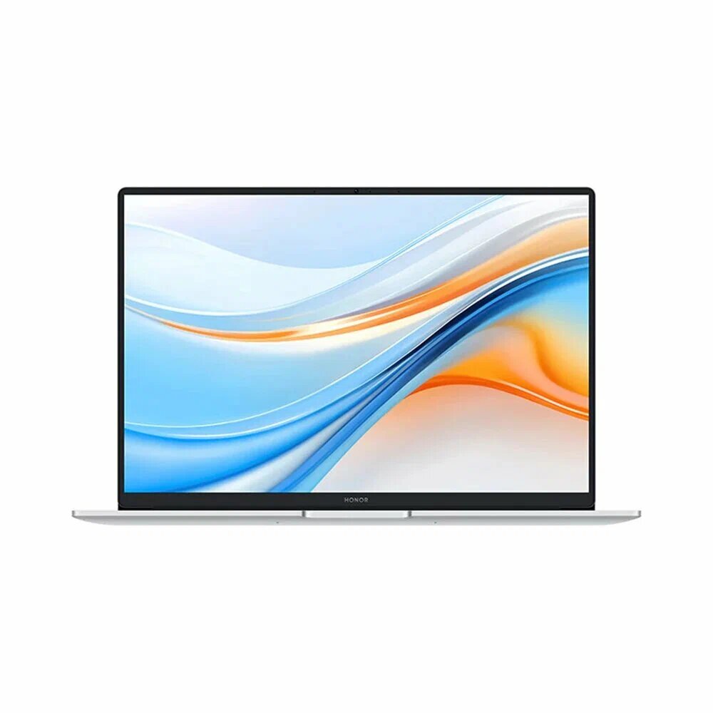 16" Ноутбук Honor MagicBook X16 Plus 2024 BRI-7211, 2560x1600 IPS 120Гц, AMD Ryzen 7 8845HS (3.8 ГГц), RAM 32 ГБ LPDDR5х, SSD 512 ГБ, AMD Radeon 780M, Windows 11 Pro + MS Office Pro, Серебристый, Русская раскладка — фото 1