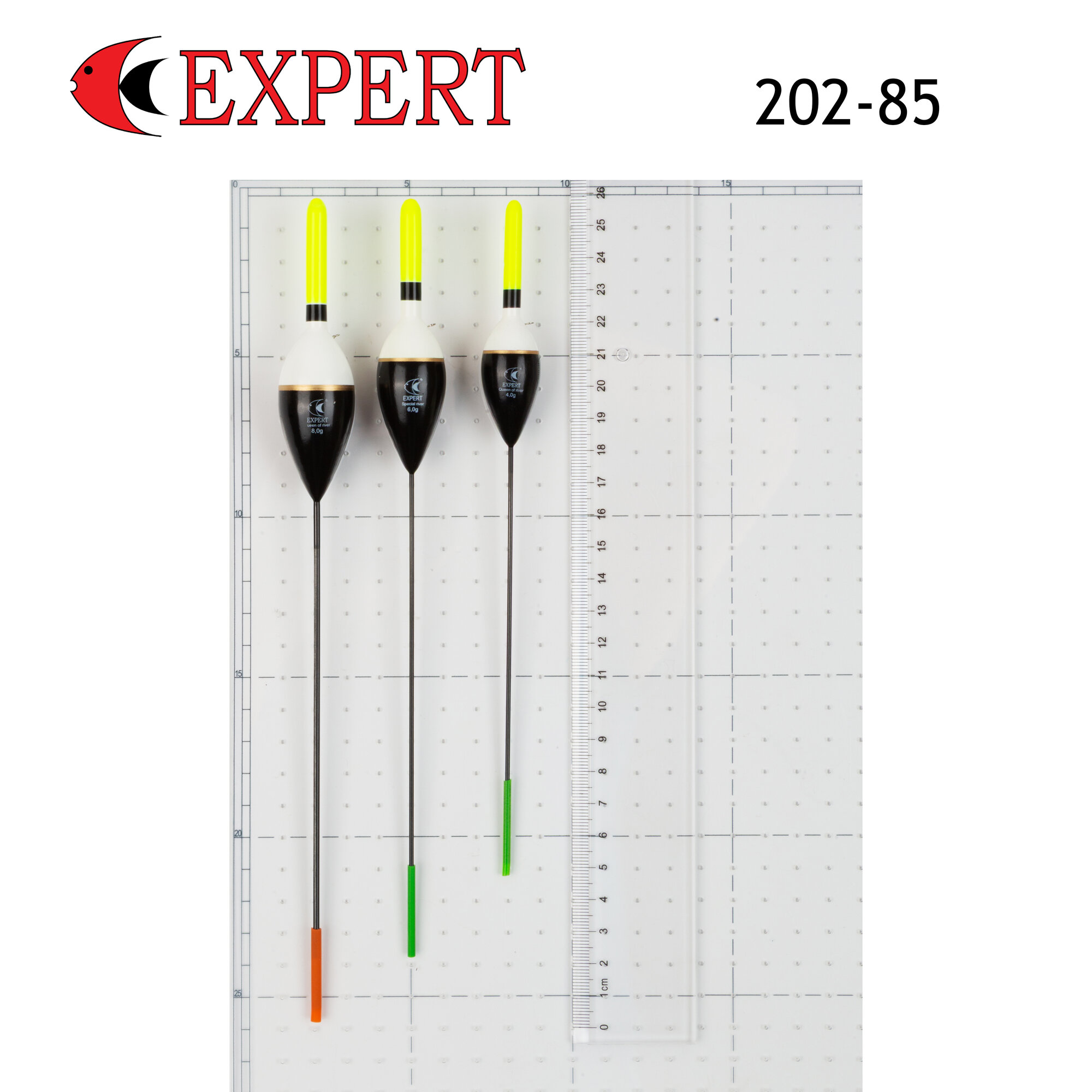 Поплавок EXPERT 202-85-040, 20см, 4г. мультиколор, для течения, ОРИГИНАЛ