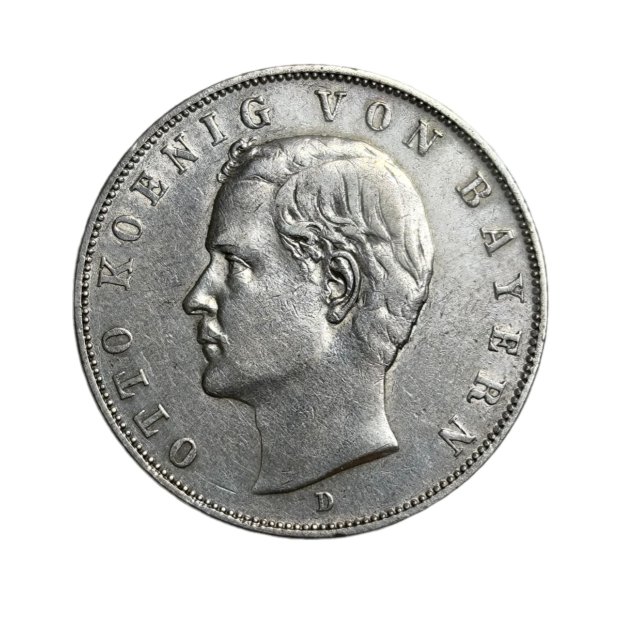 Монета 3 марки (Бавария) 1911 Отто Луитпольд Баварский
