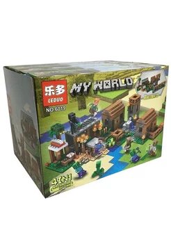 Конструктор детский Майнкрафт "My world minecraft" 803 детали