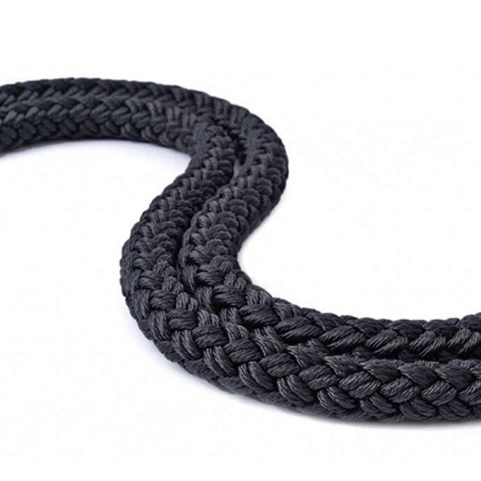 Канат плетеный швартовый Sail Master DOCK LINE К8 (Диаметр(мм):16 | Длина(м):25 | Тест(кг):3 500 | плетеный | бухта | чёрный |)