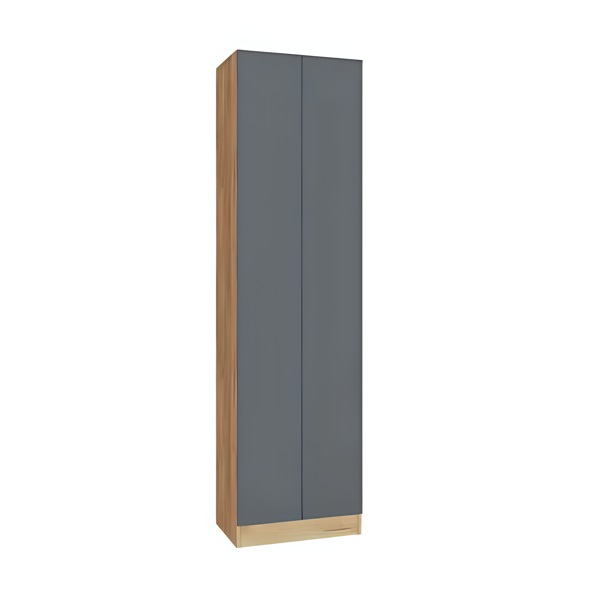 Шкаф для одежды Руэлла, материал ЛДСП, цвет графит, размер 60x220x40 см.