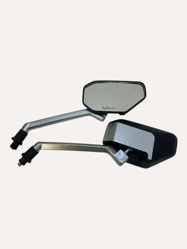 Изображение товара Зеркала заднего вида М8 серебро для электровелосипеда самоката