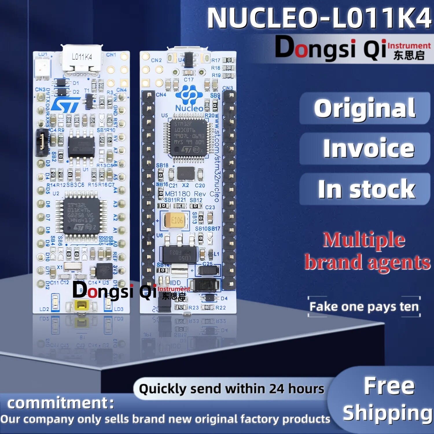 1 шт./лот NUCLEO-L011K4 Nucleo-32 плата разработки STM32L011K4T6 оценочная плата 100% оригинальный запас