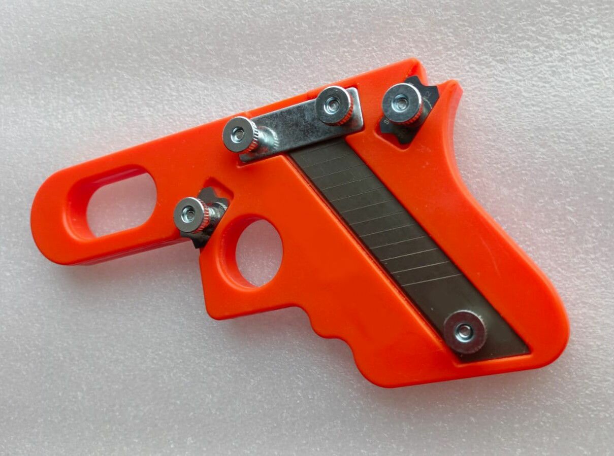 Подрезатель кромки ПВХ до 2мм. с двумя циклями R2 мм. — фото 1