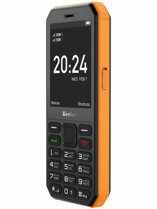 Мобильный телефон Philips Xenium X300 черный/оранжевый — фото 1
