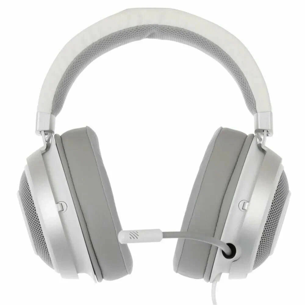 Наушники с микрофоном игровые Razer Kraken Pro V2 Oval серебрян — фото 1