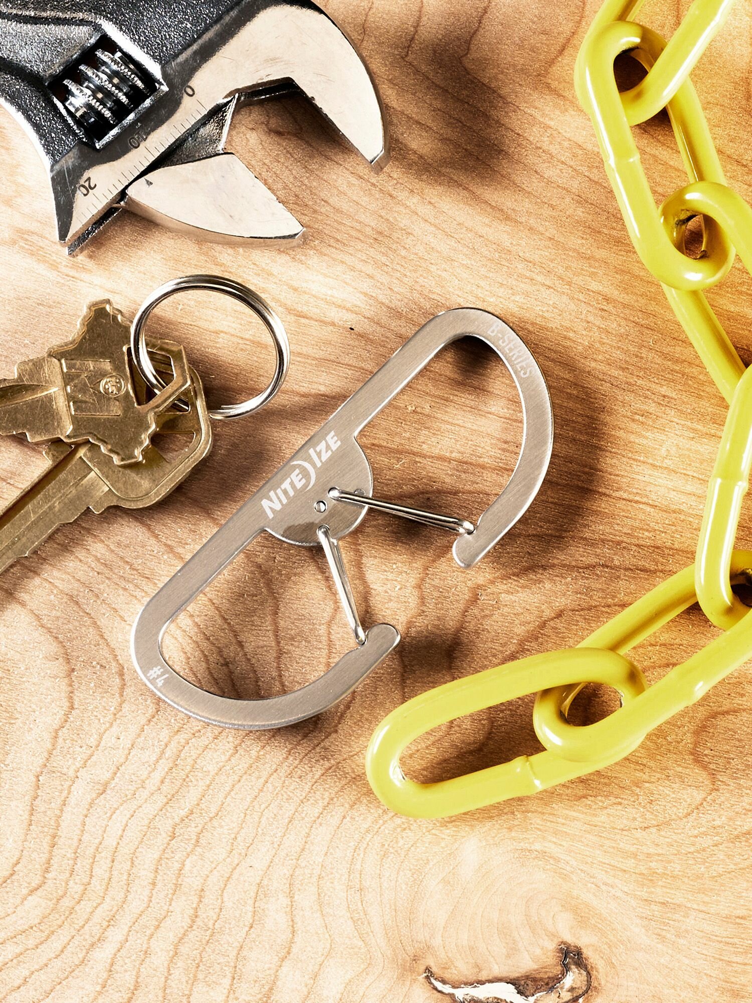 Брелок-карабин Nite Ize, стальной — фото 1