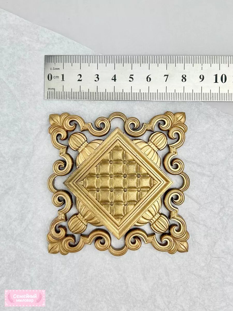 Силиконовая форма / молд для рукоделия "Лепнина" — фото 1
