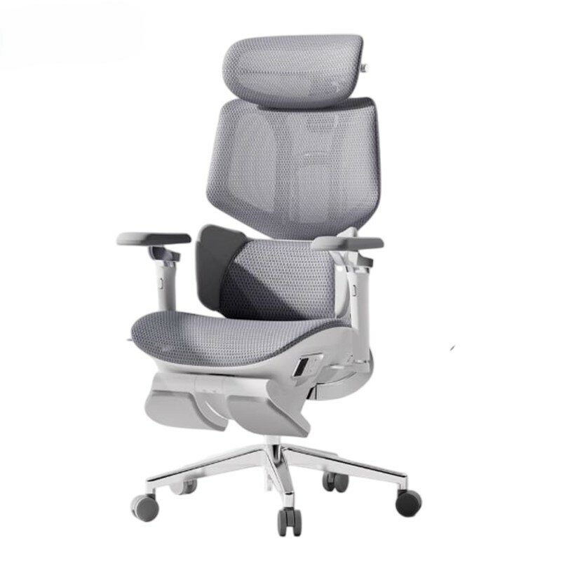 Офисное кресло с подставкой для ног Xiaomi HBADA Premium Smart Ergonomic Chair X7 White (X701WVC) (версия без аккумулятора)