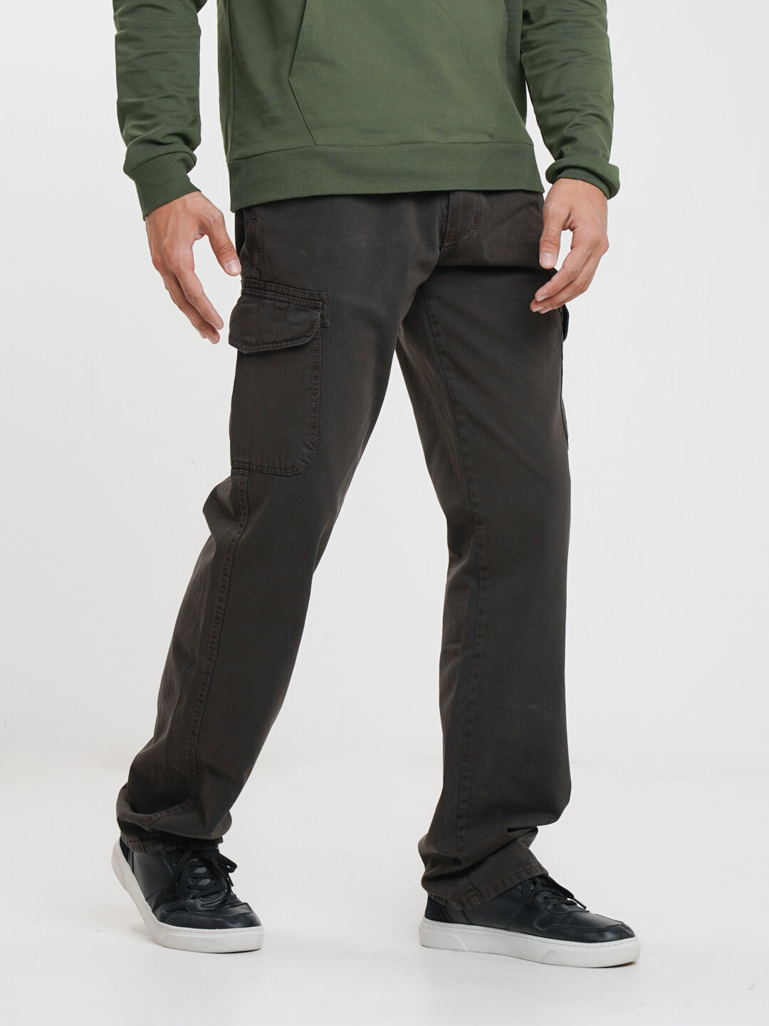 Брюки карго  CJ, размер 36, коричневый — фото 1